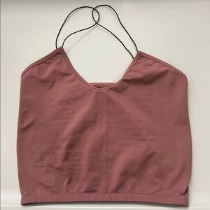 Free People Intimately Pink/Brown Camisole Size XS/S